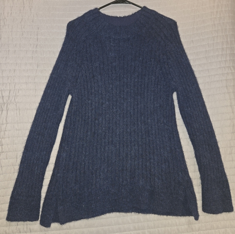 Banana Republic Wool Alpaca Sweater Blue Womens Medium
